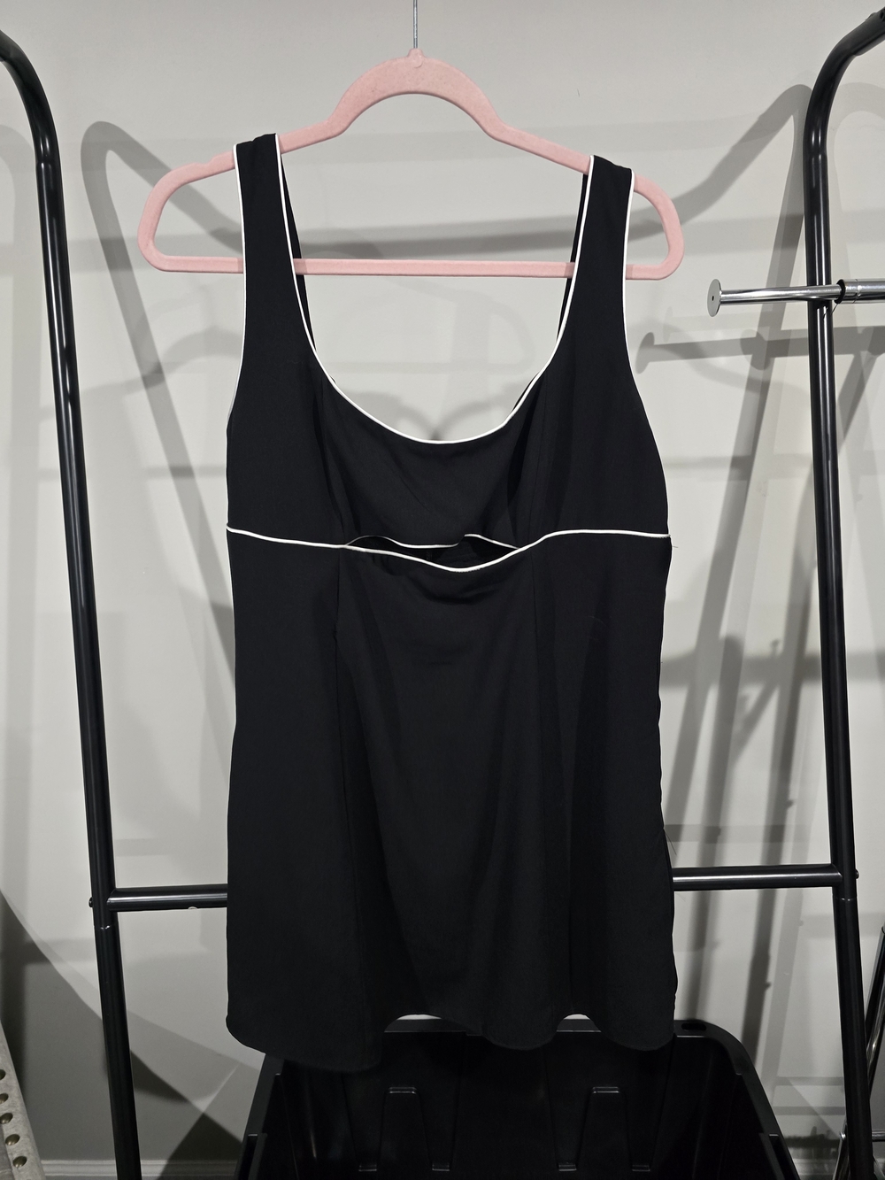 ASOS Black Mini Dress with Pockets